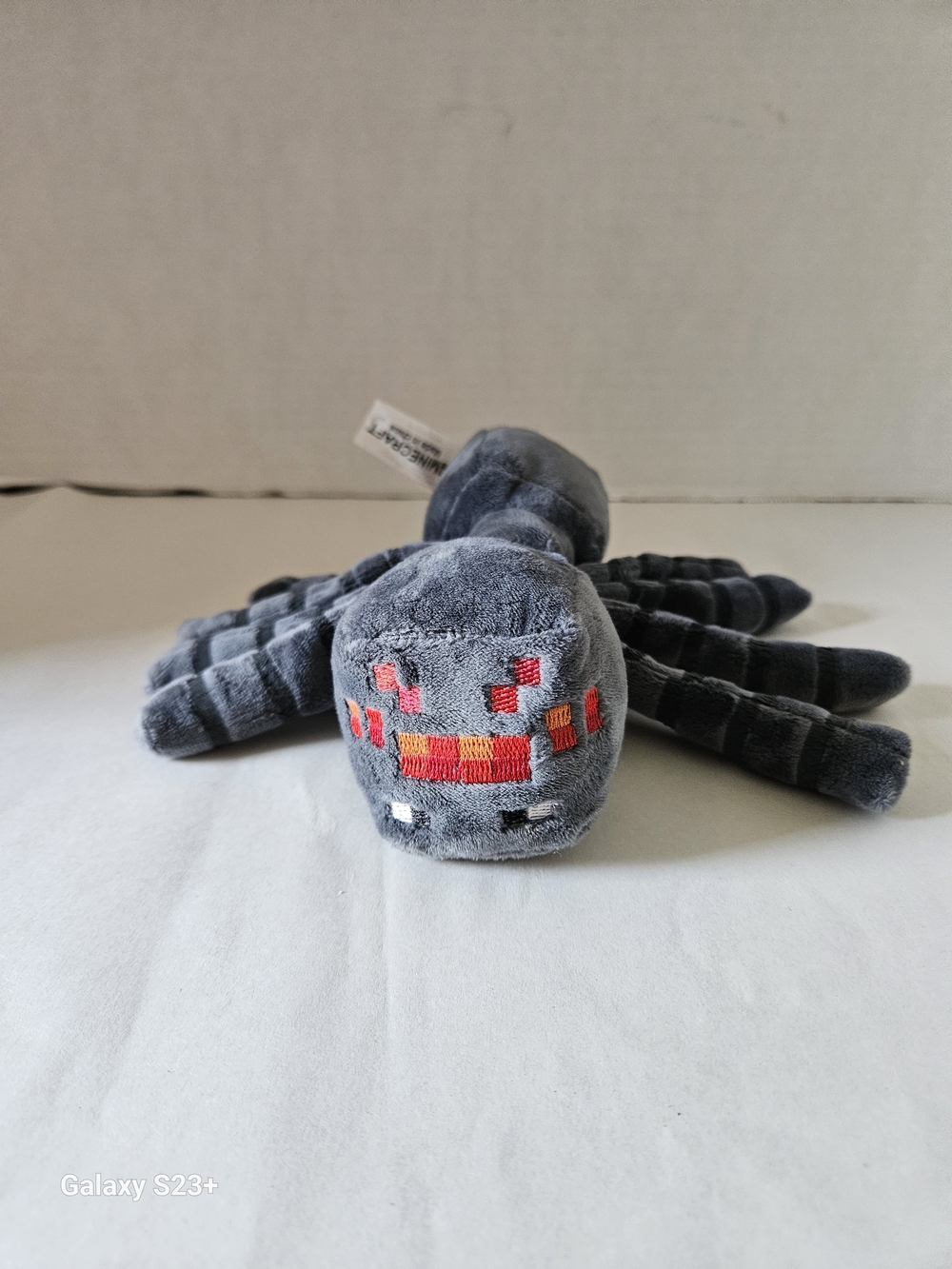 Minecraft Plush Pixel Spider Stuffed Toy - Dark Gray